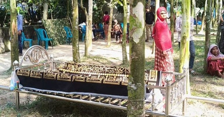 সম্পত্তি নিয়ে ভাইবোনের বিরোধ, সাত ঘণ্টা পর দাফন বাবার লাশ